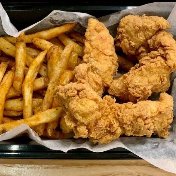 5 Tenders w-Fries & Biscuit