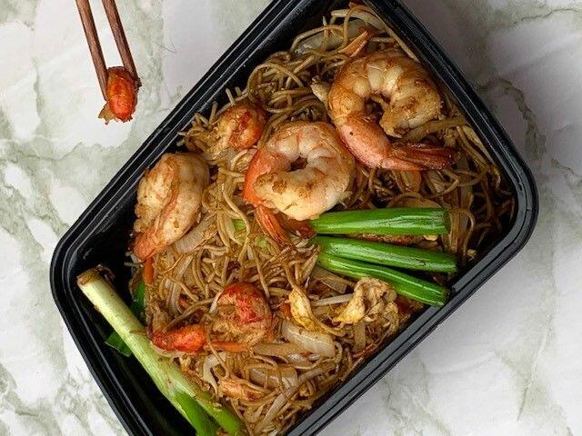Seafood Chow Mein Noodles